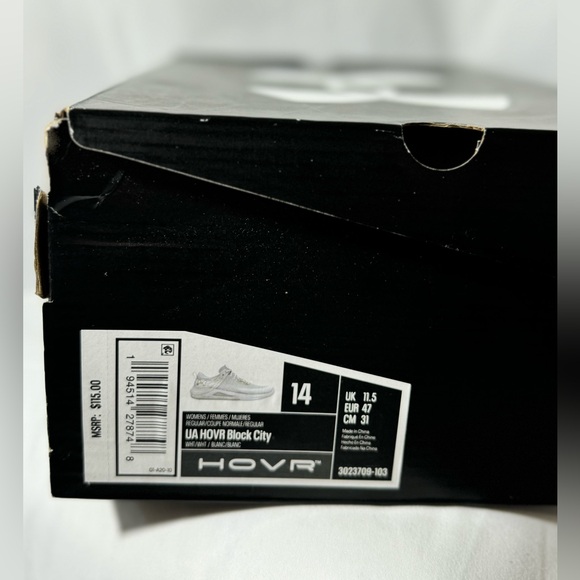 UNDER ARMOUR WOMEN'S HOVR BLOCK CITY 3.0 VOLLEYBALL SHOE size 14 - Picture 2 of 11
